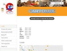 Tablet Screenshot of cartolux.ro